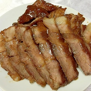 とんかつ用のお肉で簡単煮豚